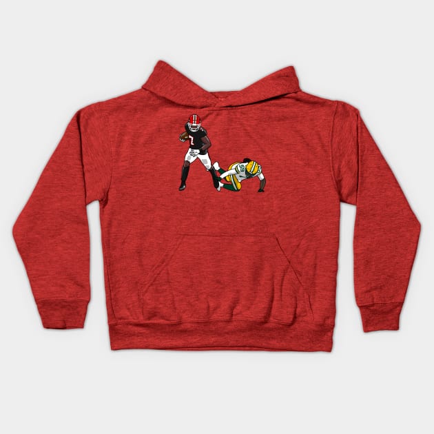 running bijan Kids Hoodie by rsclvisual